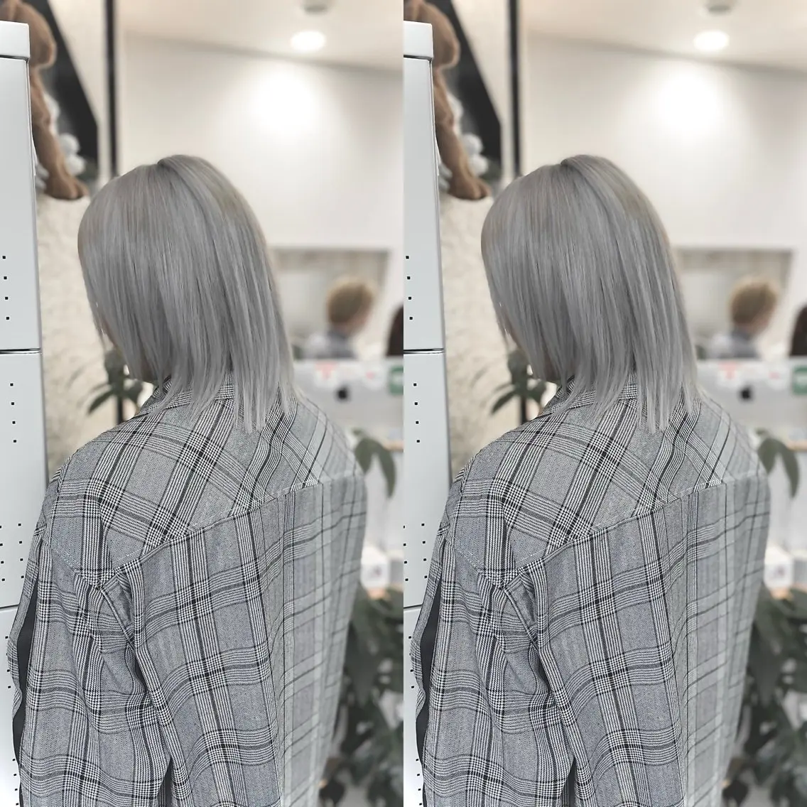 ミディアム ヘアカラー トリートメント Y Uのヘアスタイル