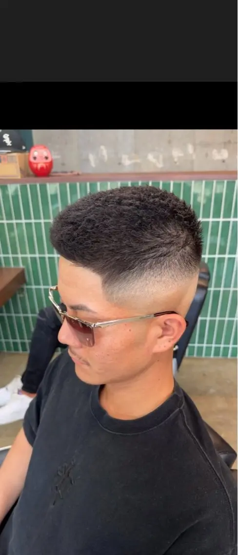 ショート メンズ フェードカット 延原 雄大のヘアスタイル