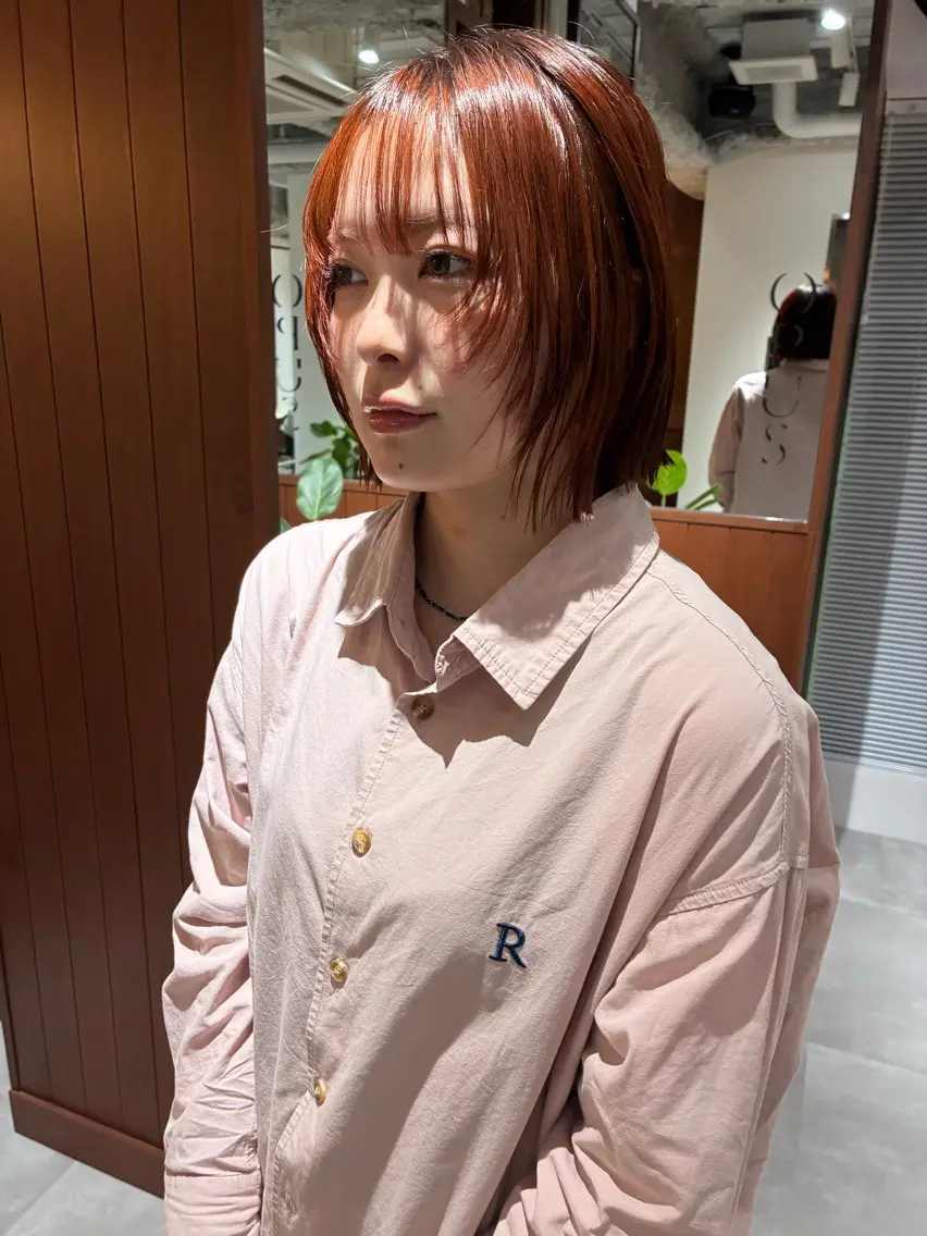 ショート カラー ヘアアレンジ ヘアカラー トリートメント 💟似合わせカットカ ラーMizuki🐕のヘアスタイル
