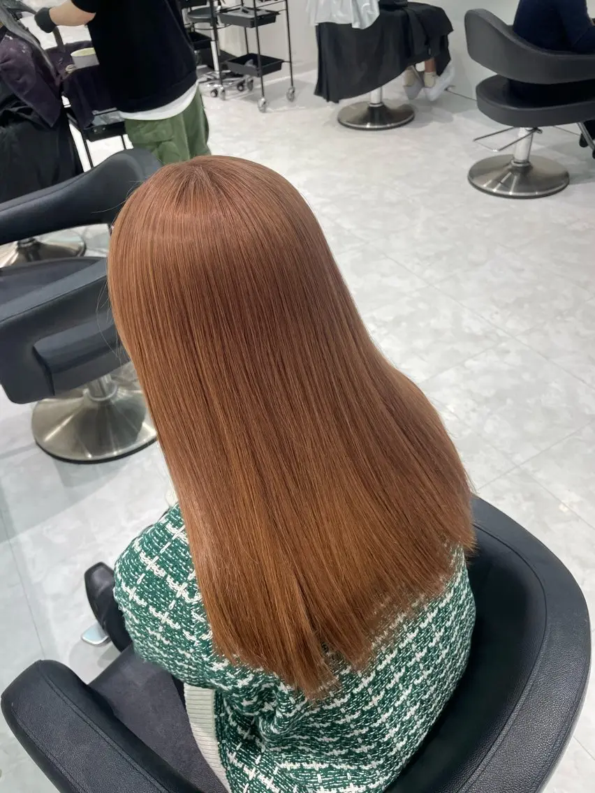 カラー 🤍ブリーチなし ブラウンhimi🤍のヘアスタイル