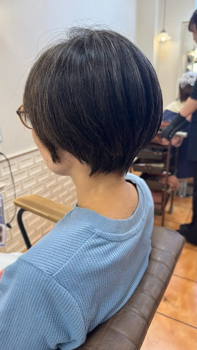 ショート ショートヘア カット ヘアカラー 朝の時間を楽に✨ ショート/川元裕範のヘアスタイル
