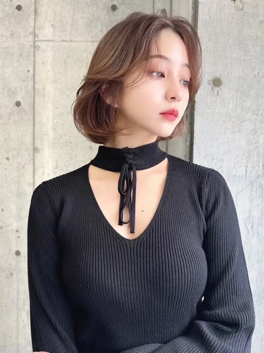 カット💇♀️+ブリーチなしダブルカラー❤️+1STEPトリートメント✨の写真