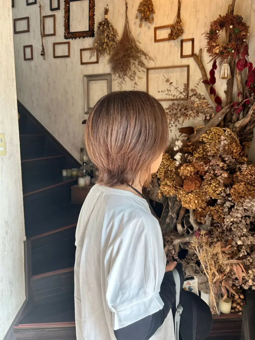 ショート ウルフカット カット ヘアカラー ヘッドスパ minami 🐣のヘアスタイル
