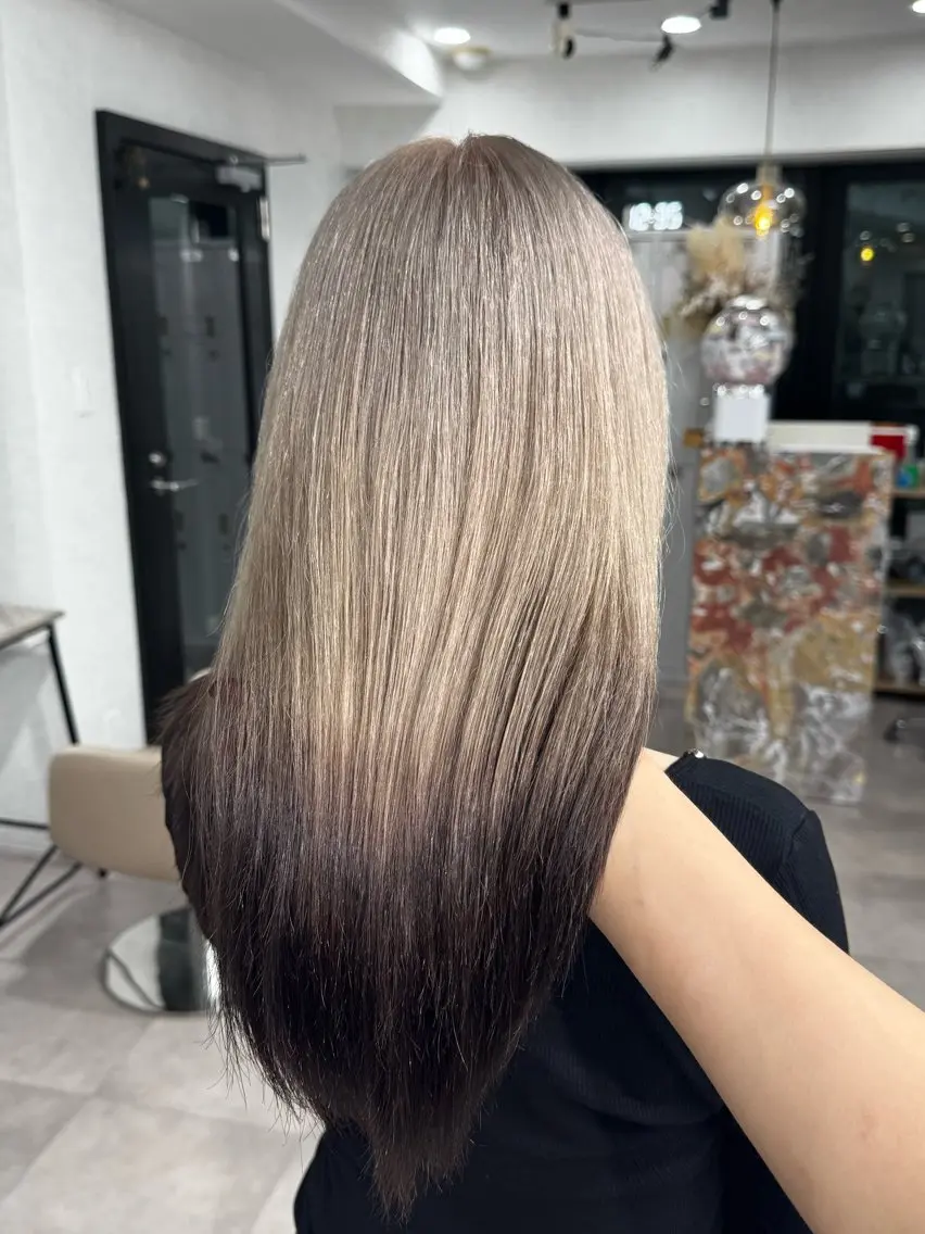 カラー ベージュカラー ブリーチ 透明感カラー ハイトーンカラー ヘアカラー 透明感🫧モテ ハイトーン💞/りんのヘアスタイル