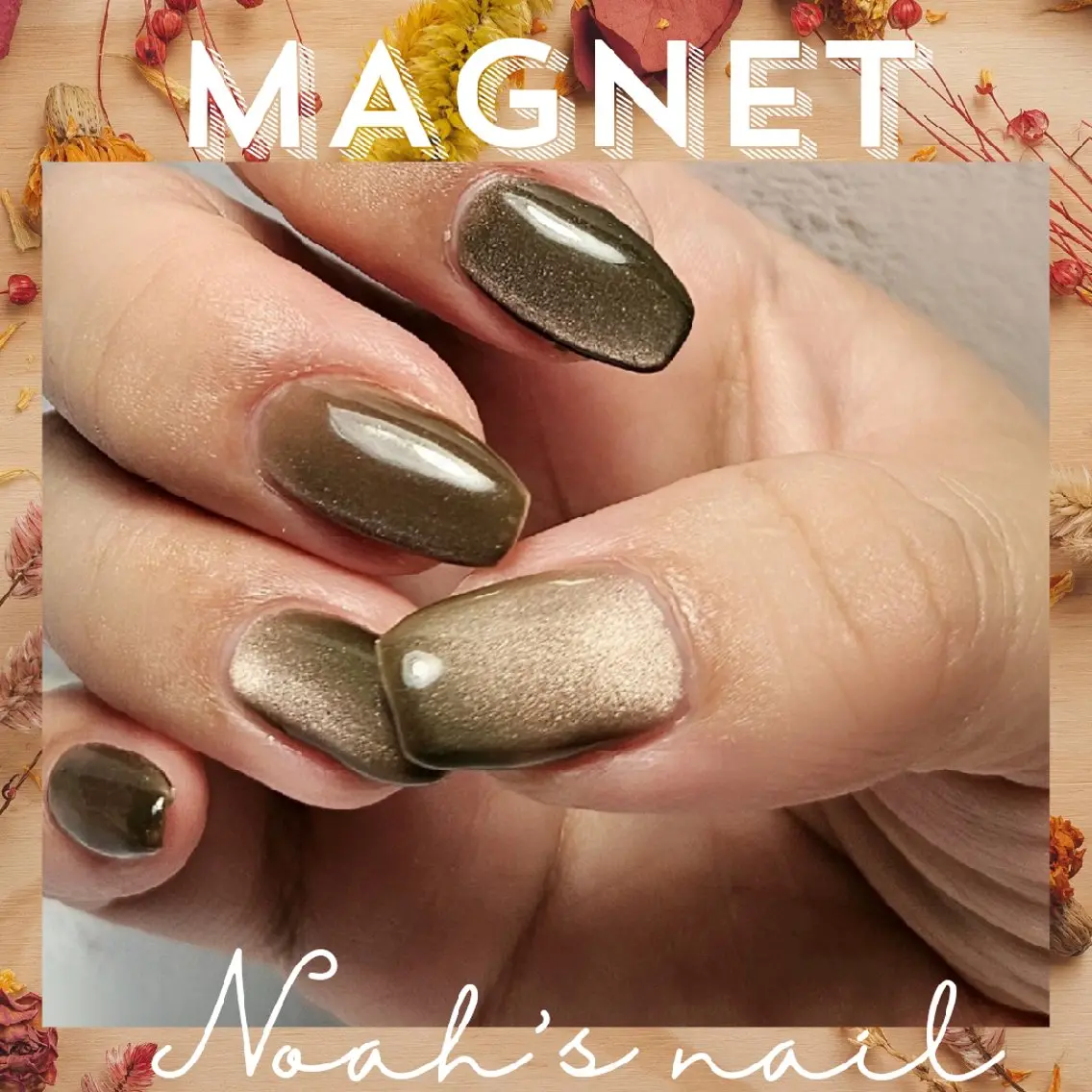 ネイル マグネットネイル ネイルチップ ハンドネイル Noah'snail   のネイルデザイン