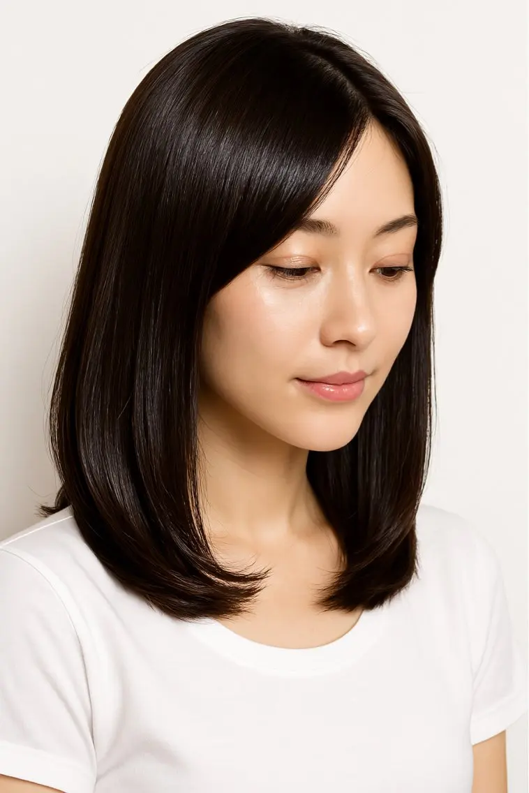 ミディアム いしばし なおやのヘアスタイル