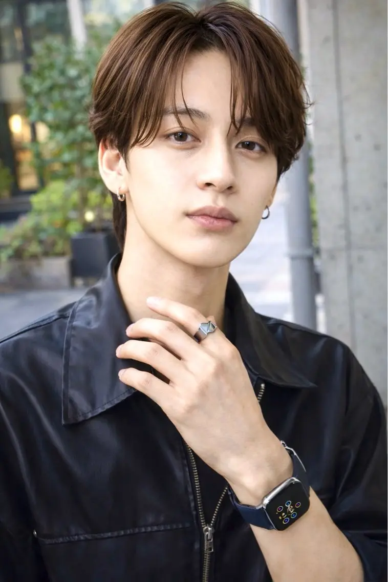 ショート メンズ LAS 代表 ナガカワ コウヘイのヘアスタイル