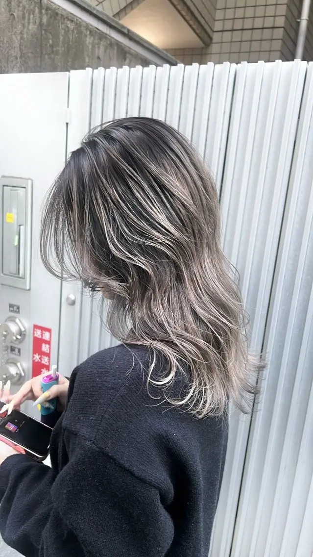 ミディアム カラー カット ヘアカラー トリートメント カラー系/カット特化 🟠オオタキマサシのヘアスタイル