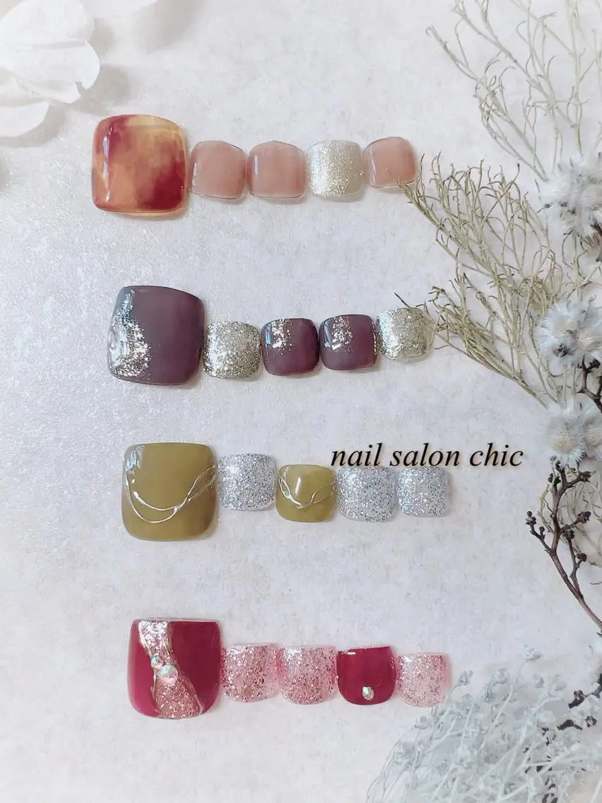 ネイル フットネイル nail salon chicのネイルデザイン