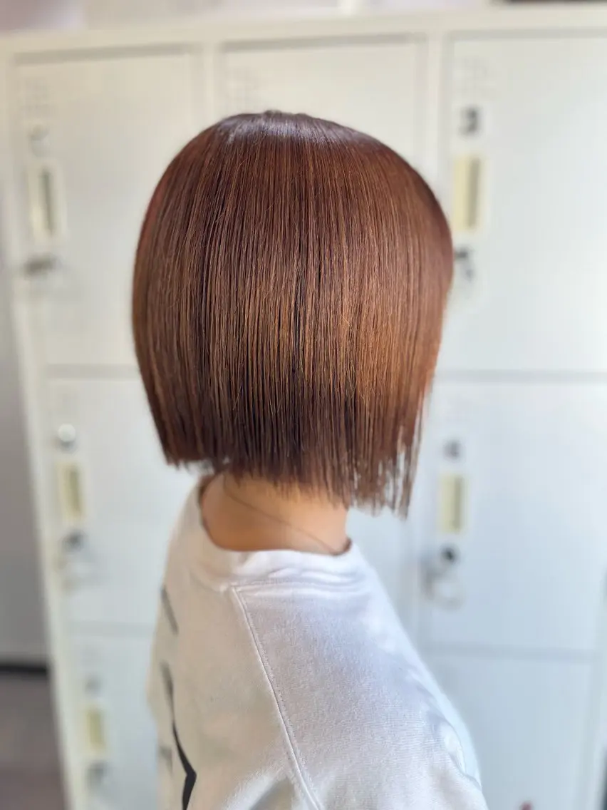ショート 前下がりボブ ボブ 松井 咲樹のヘアスタイル
