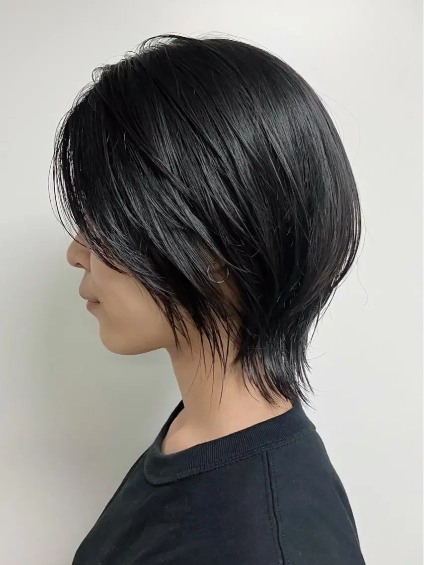 ショート ショートボブ ボブ レイヤーカット 似合わせカット ショートヘア fumikaブリーチ /デザインのヘアスタイル