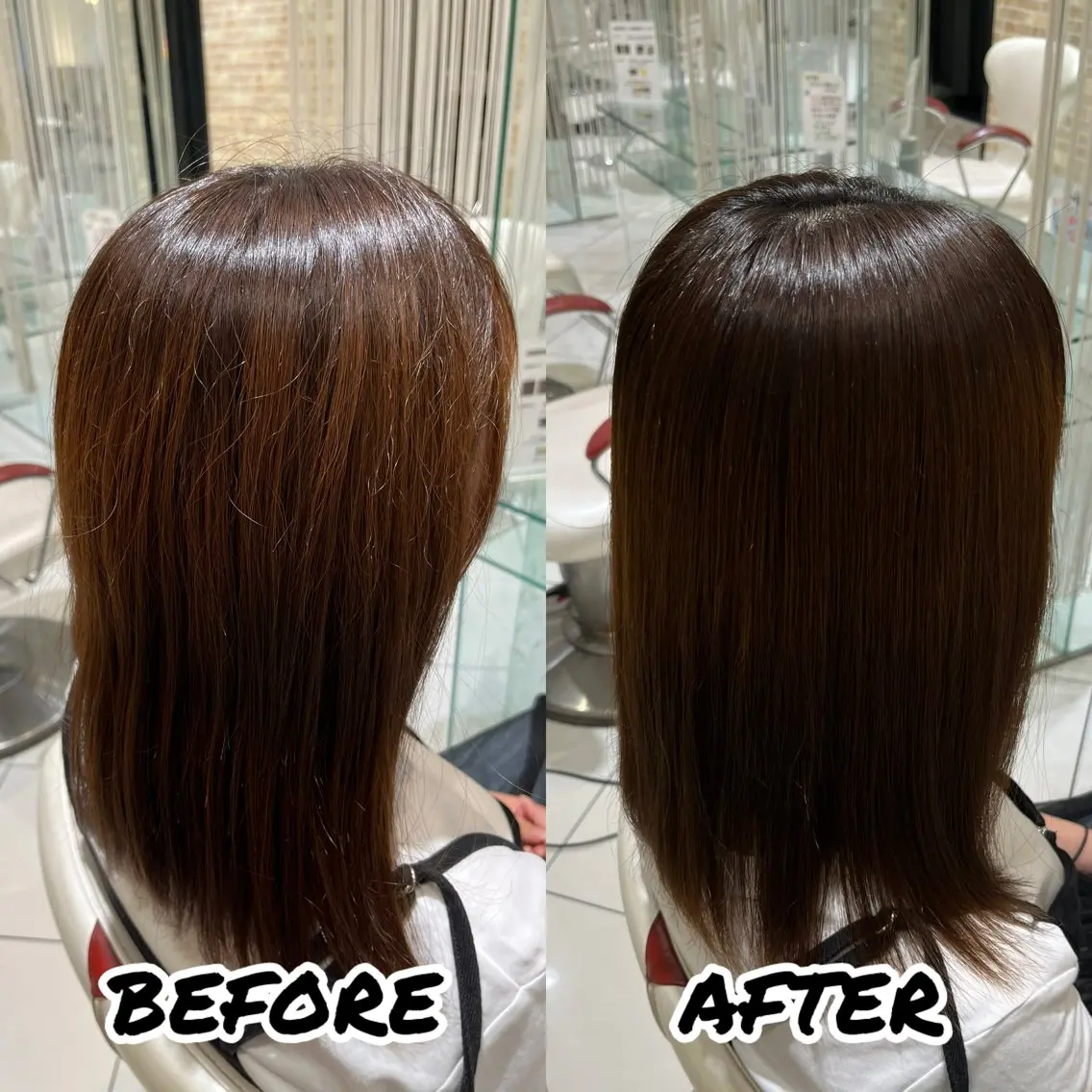 ロング カット 縮毛矯正 トリートメント 髪質改善美容師 鈴木のヘアスタイル