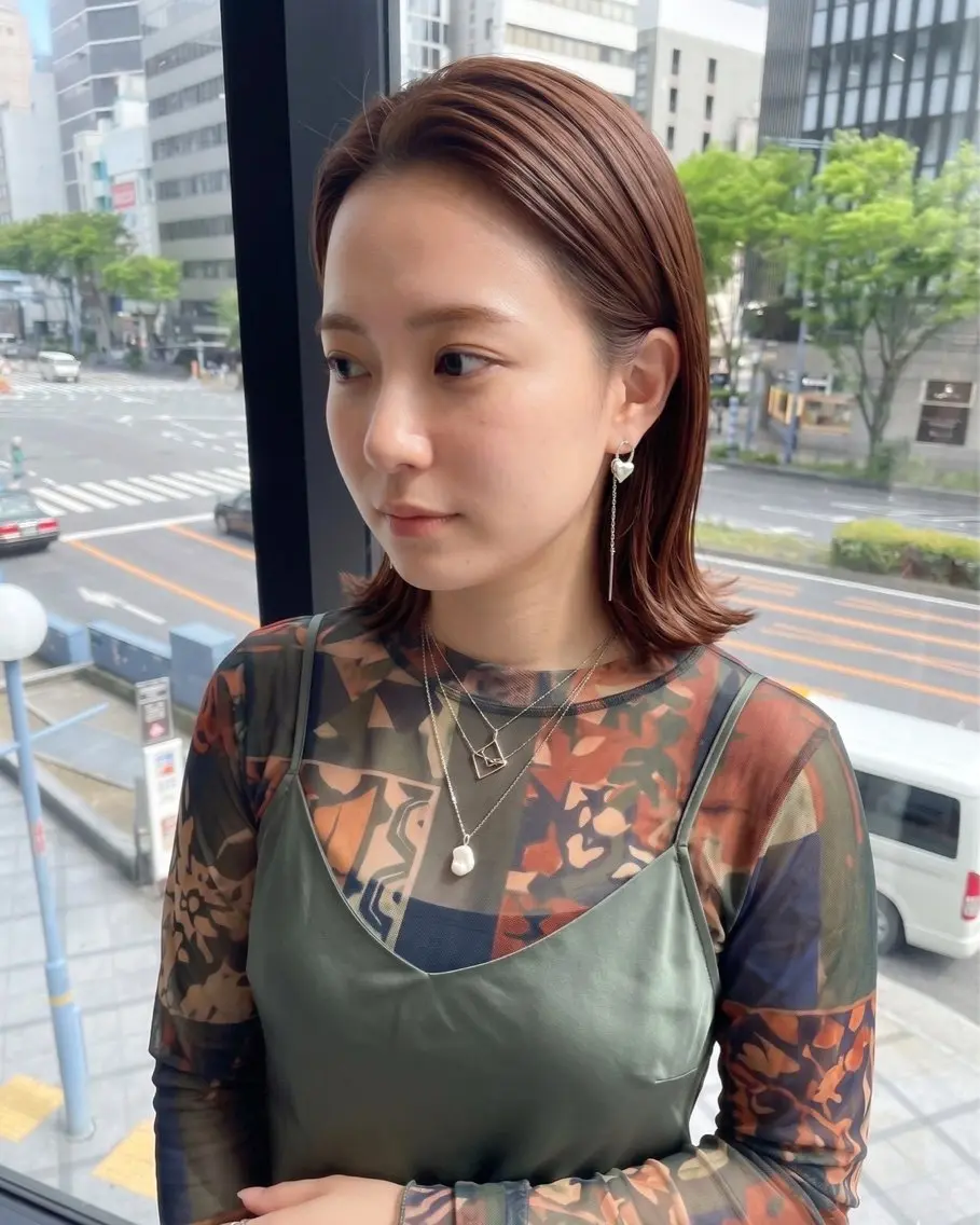 ロング 藤崎 叶也のヘアスタイル