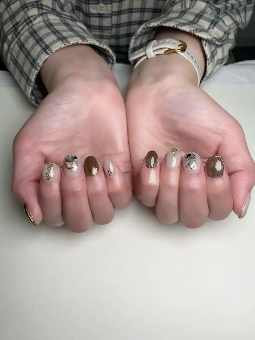 ネイル アートネイル ハンドネイル nailsalon camelliaのネイルデザイン