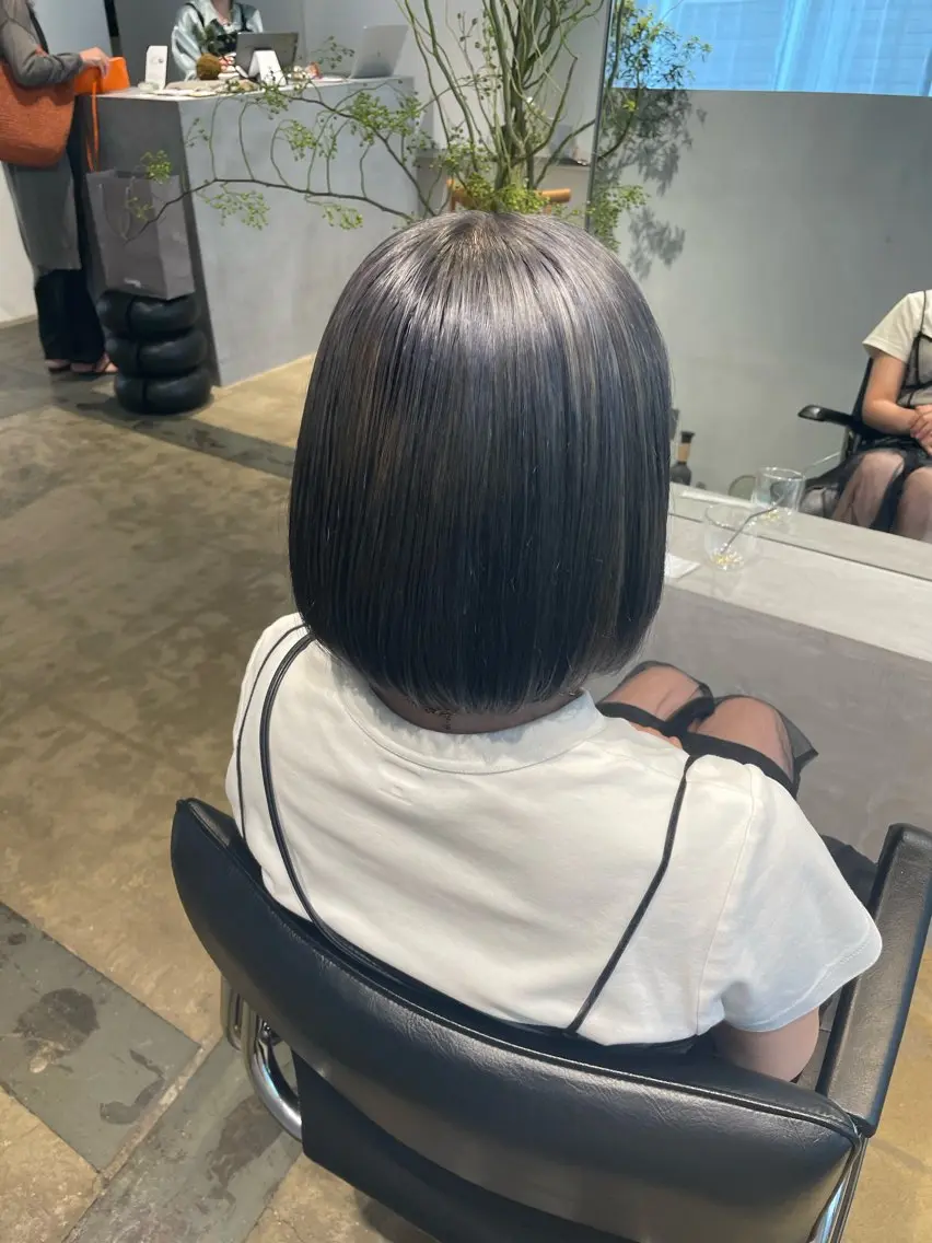 ショート カラー ハイトーンカラー 大阪/肥後橋/淀屋橋 ワタナベサキ🪿🤍のヘアスタイル