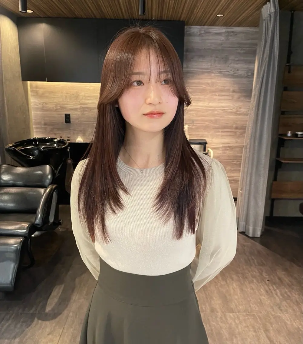 ロング 藤谷 果林のヘアスタイル