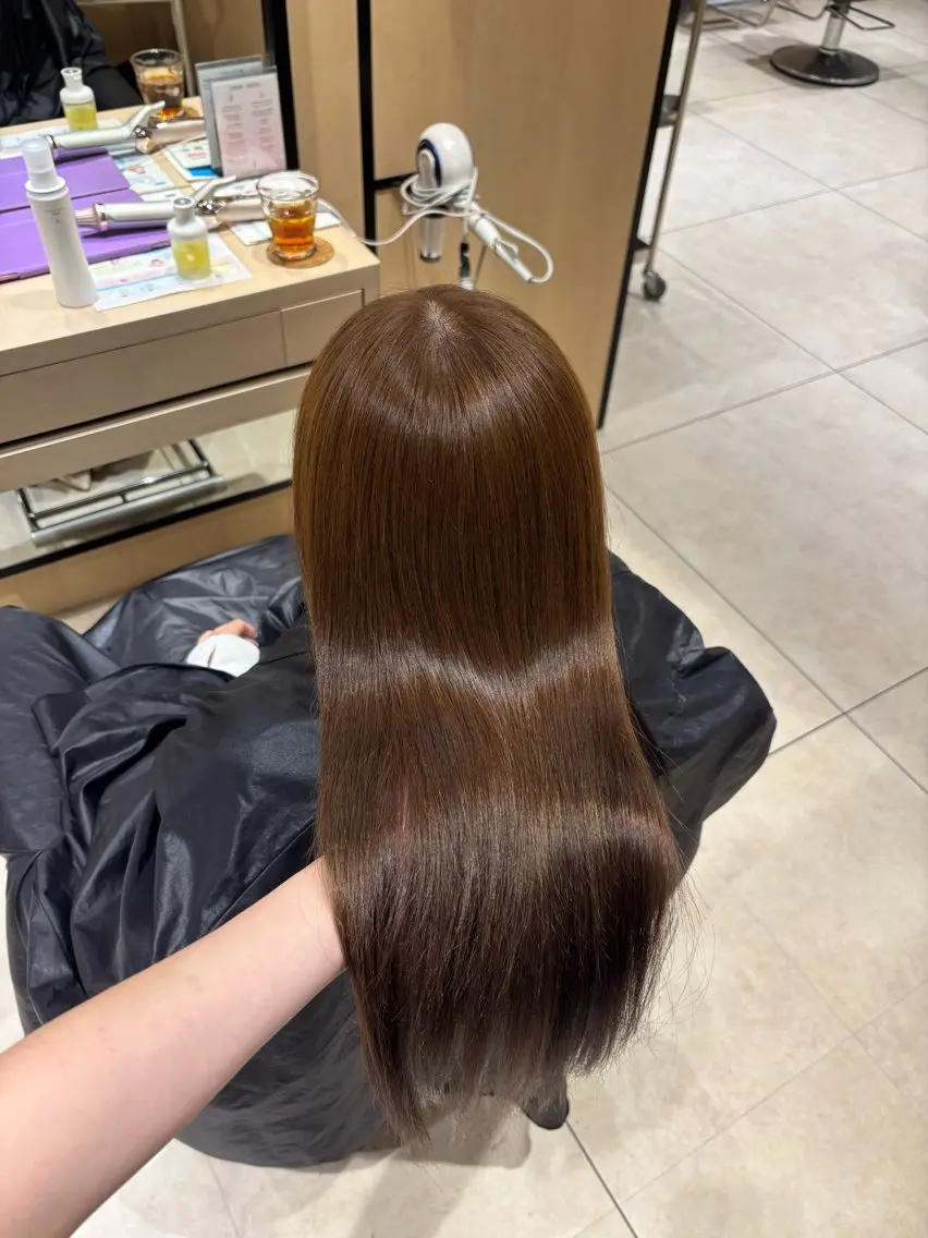 ロング カラー 森田 葵葉のヘアスタイル