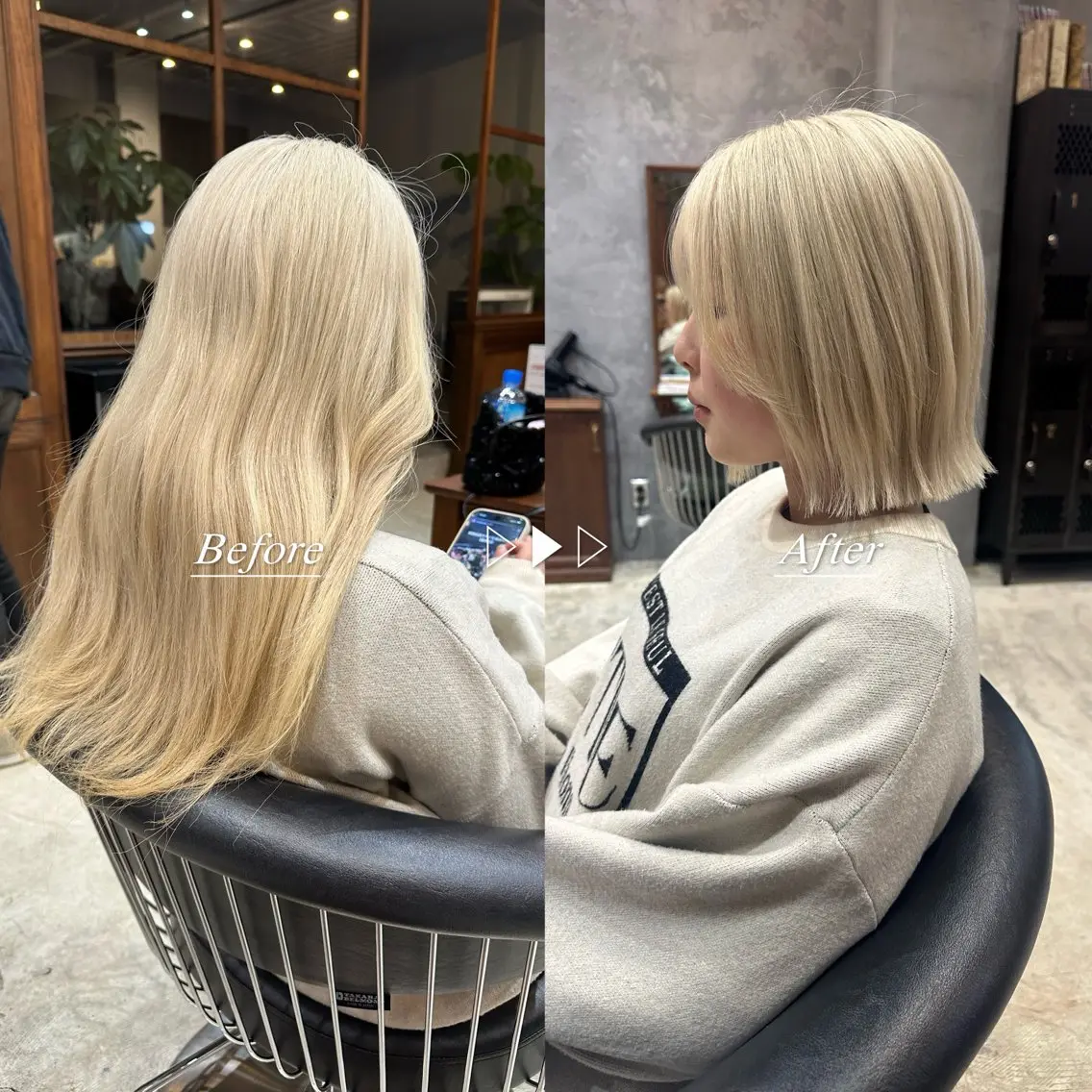 ショート カラー カット ヘアカラー トリートメント 廣瀬双葉 ボブ/ミディアムのヘアスタイル