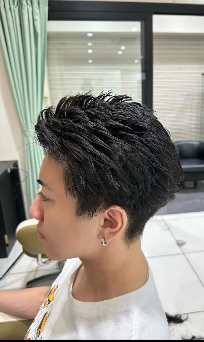 ショート メンズ メンズベリーショート ベリーショート ショートヘア カット 新居 正義のヘアスタイル