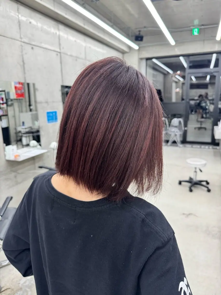 ミディアム カラー ブリーチ ヘアカラー Kazuki/名古屋 ブリーチ/髪質改善のヘアスタイル