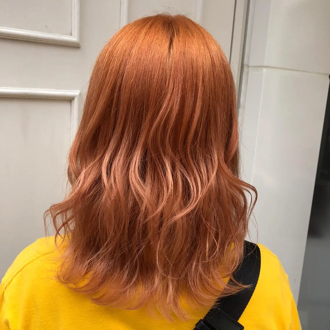 ミディアム カラー オレンジ 🫟Blanco🫟 Color&Careのヘアスタイル