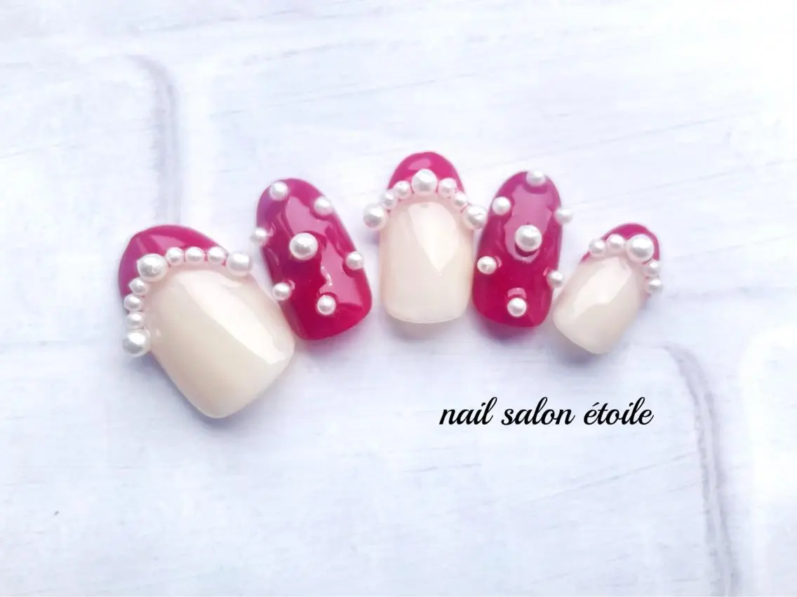 ネイル フレンチネイル ハンドネイル nail salon étoileのネイルデザイン