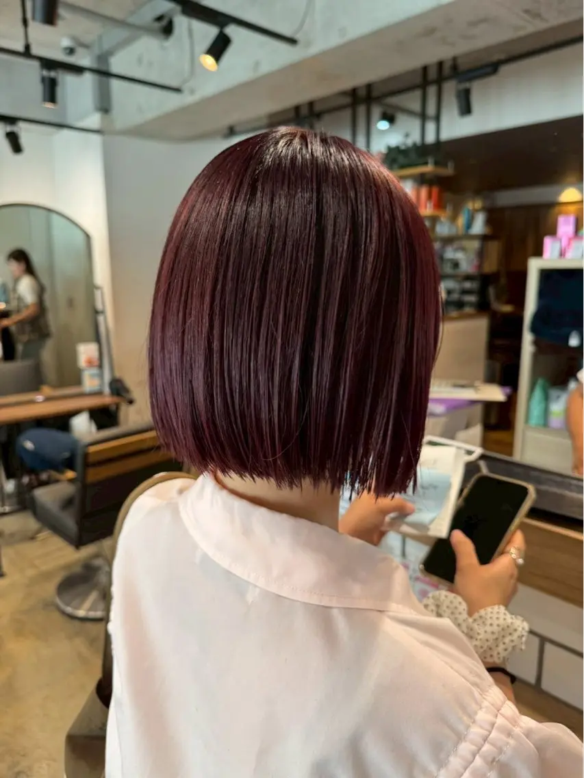 カラー ブラウンカラー ピンクカラー ヘアカラー 艶カラー🫧/ 縮毛矯正💎/フミナのヘアスタイル