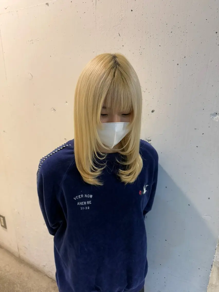 ロング ロングレイヤー レイヤーカット ロング ☻BRAVE柏東口店 わたなべ りこ☻のヘアスタイル