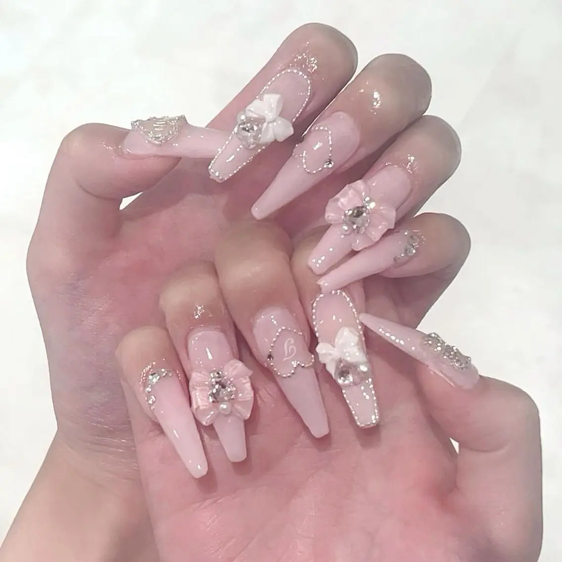ネイル アートネイル 長さ出し フラッシュネイル ジェルネイル 氷ネイル・うるうるネイル ハンドネイル kana nailのネイルデザイン