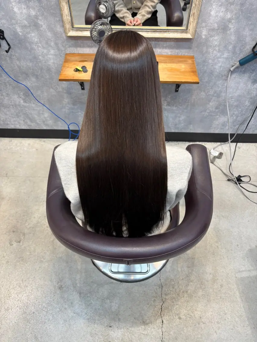 ロング 髪質改善 カット 縮毛矯正 en Siena エンシエナのヘアスタイル