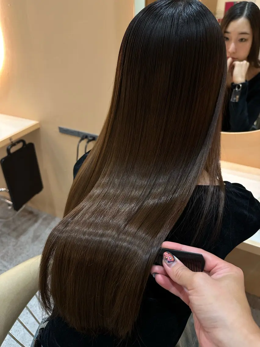 ロング AYAKA 下北沢suuのヘアスタイル