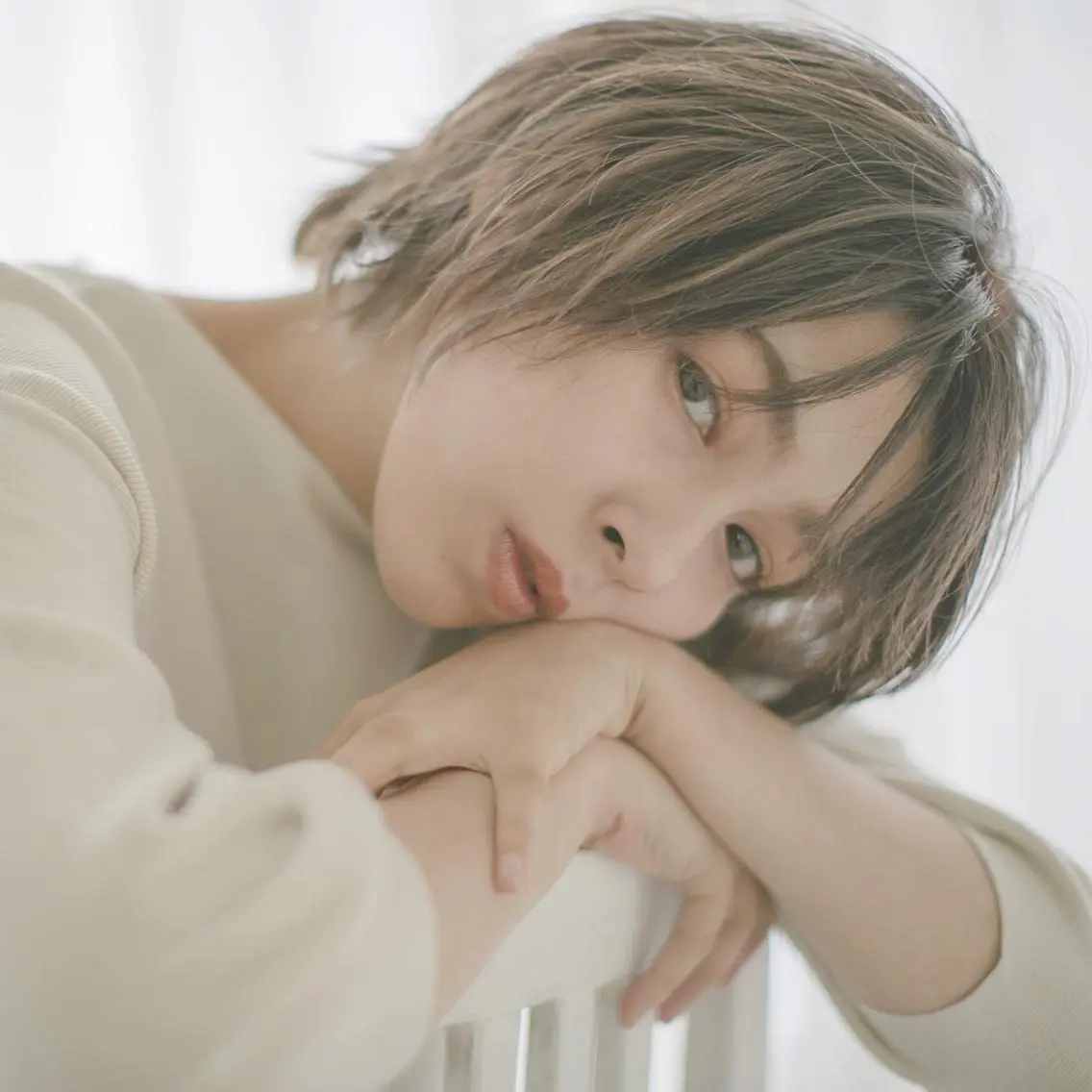 ミディアム 髪質改善ストレート、 カラー清野雄大のヘアスタイル