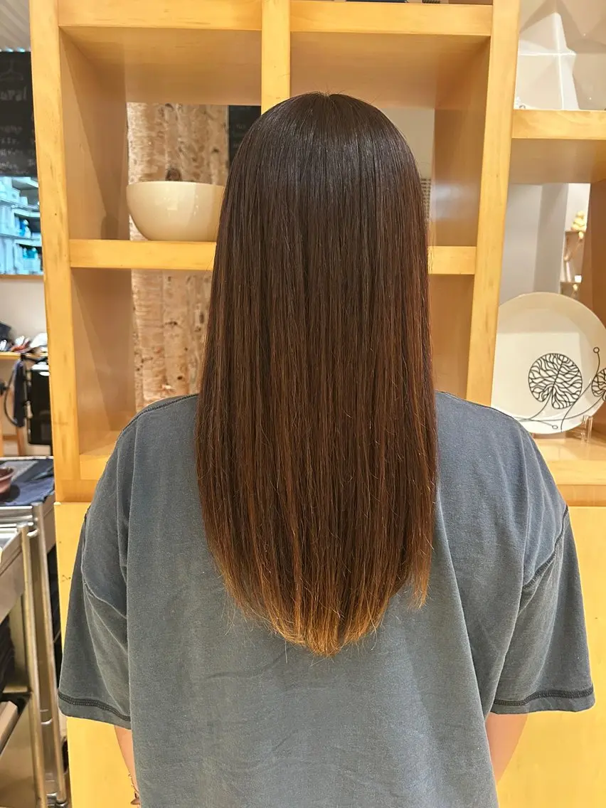 パーマ 縮毛矯正 大窪 菜月のヘアスタイル