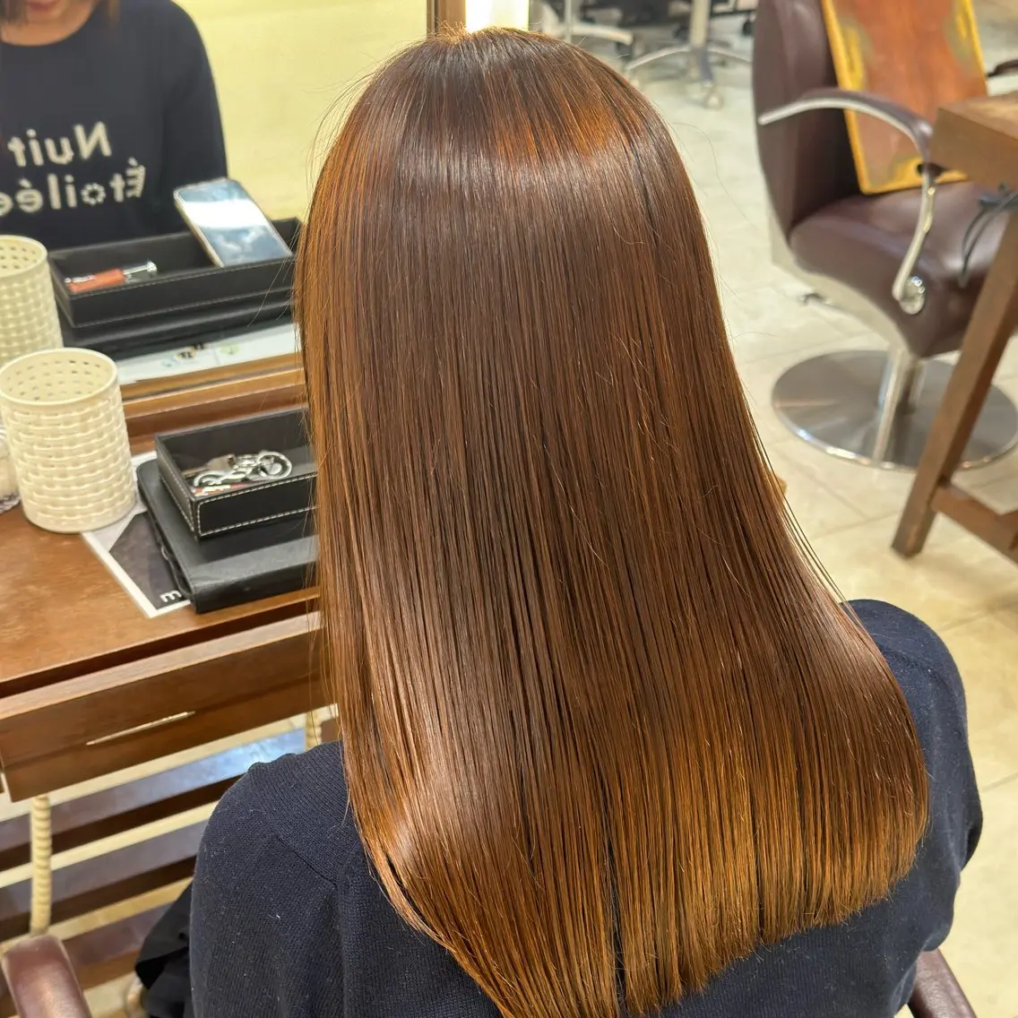 ロング カット 縮毛矯正 ウルフカット🐺 /筒井謙登のヘアスタイル