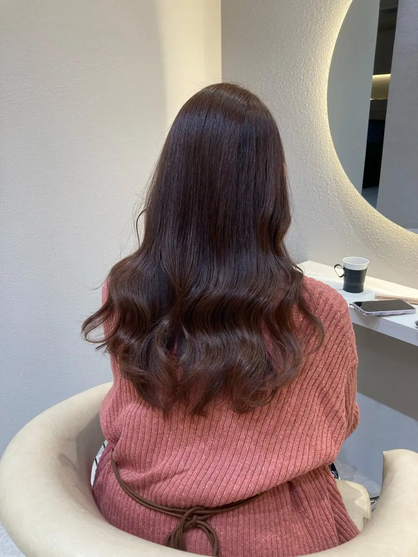 ロング カット ヘアカラー トリートメント 🩵縮毛矯正・ボブ 岩原朋也🩵のヘアスタイル