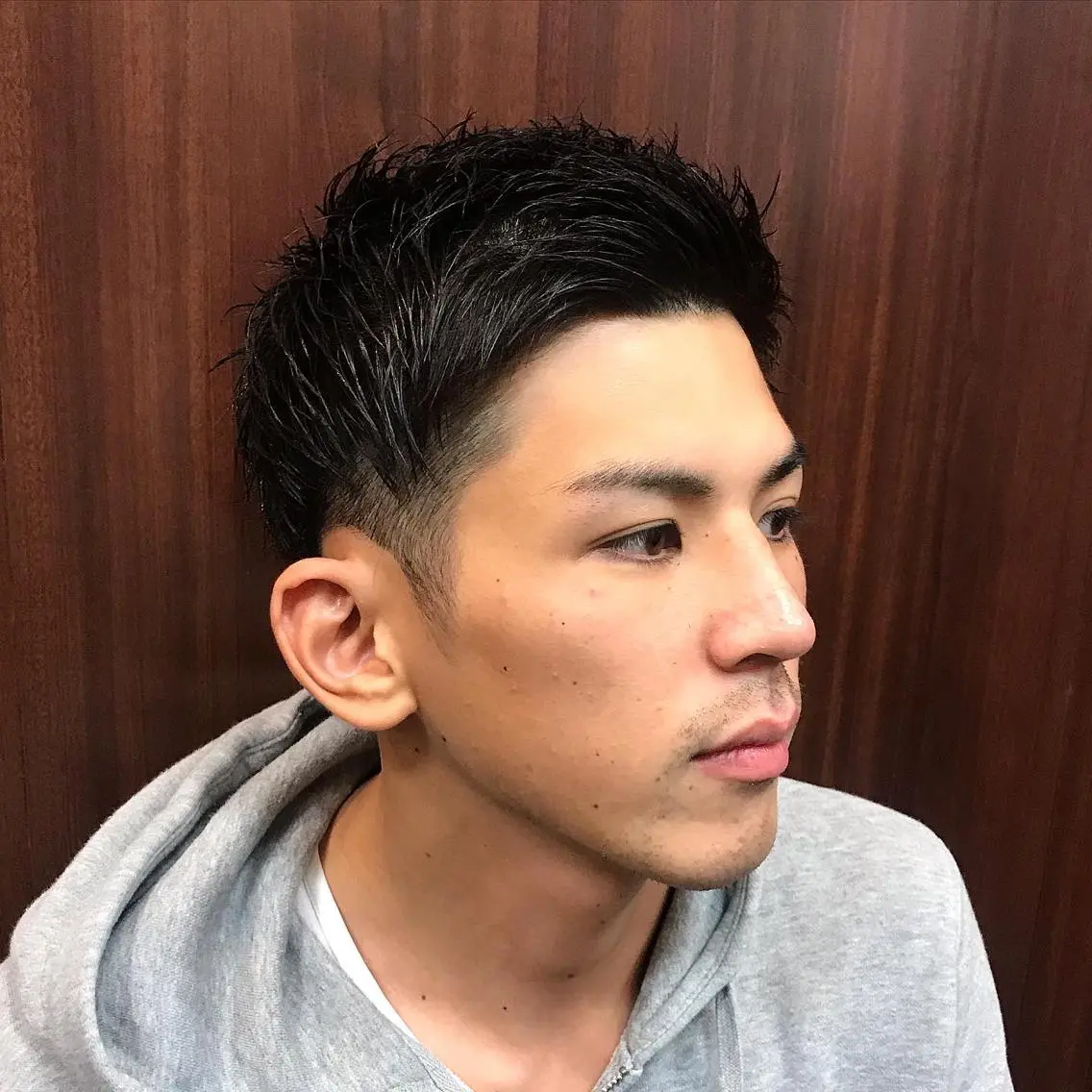 ショート プレミアムバーバー 表参道のヘアスタイル