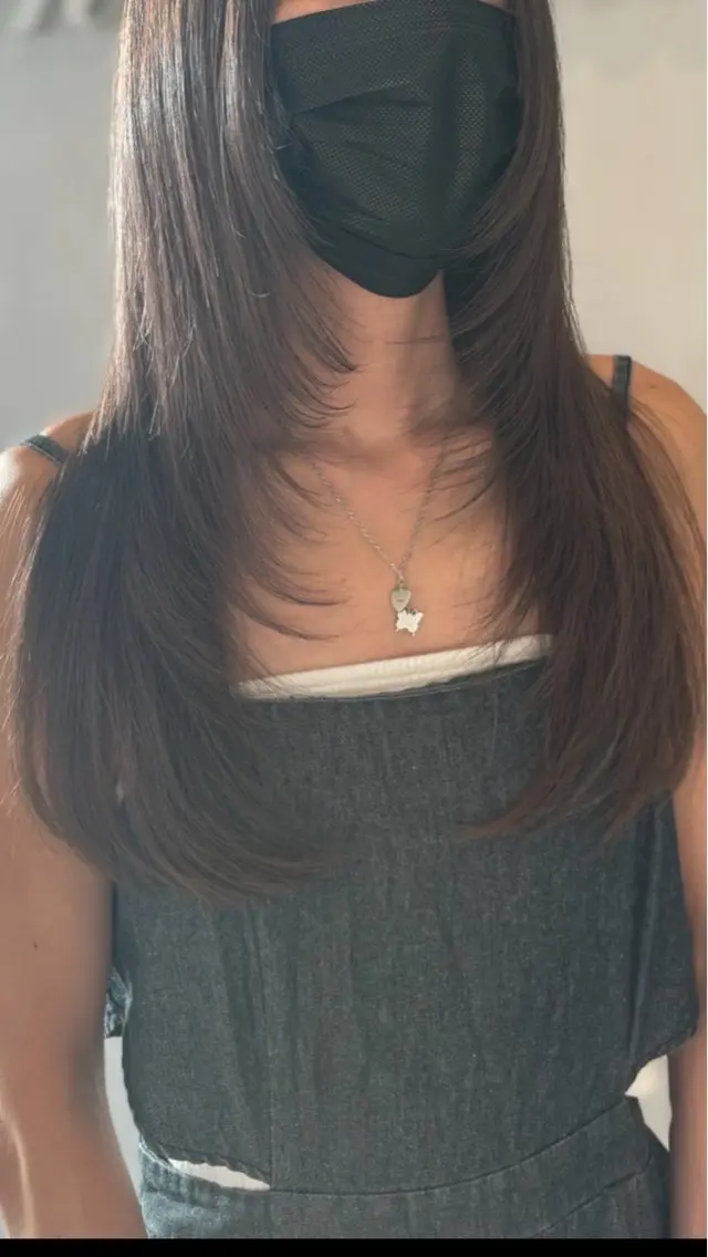 ロング reborn店長 🤍リルのヘアスタイル