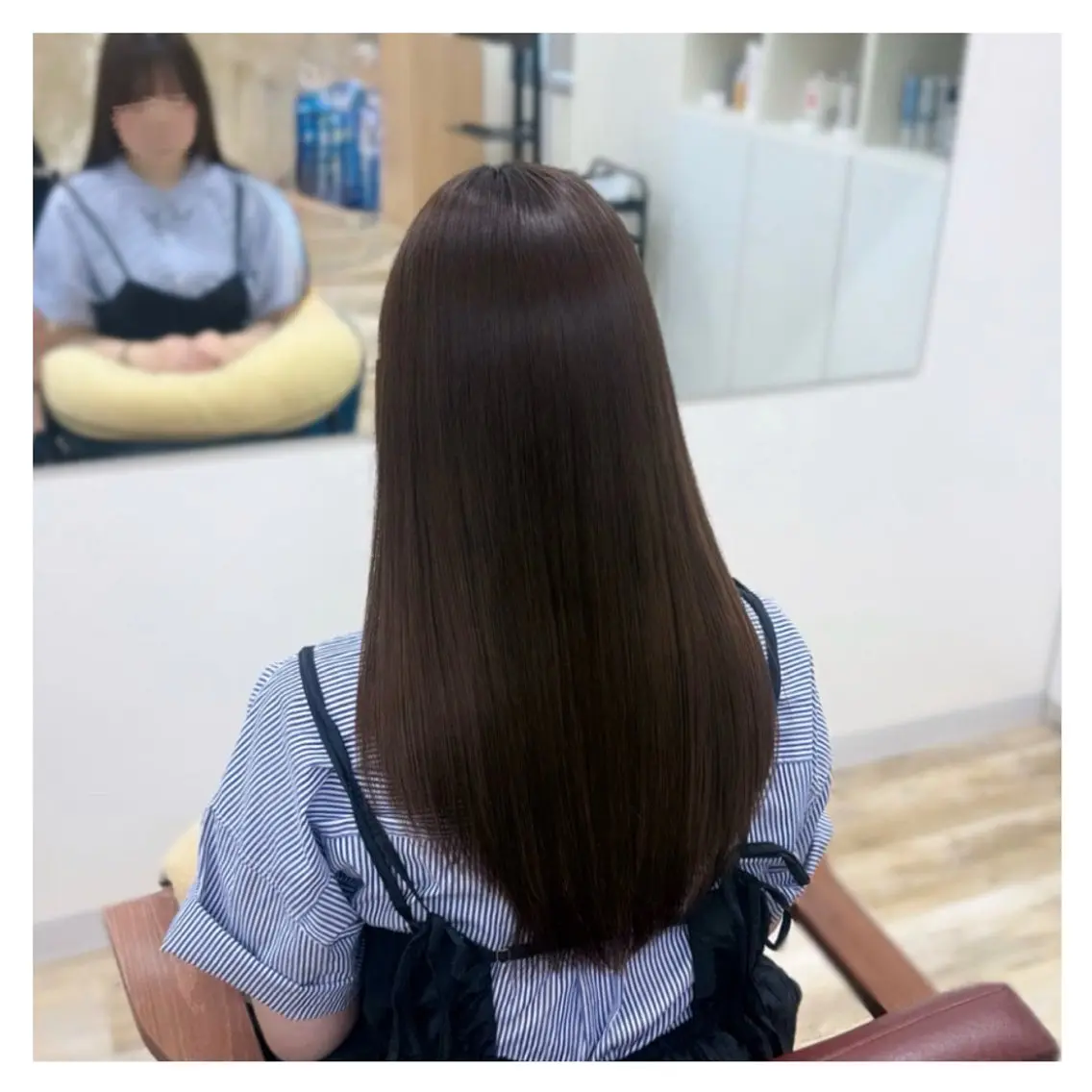 ロング カラー パーマ 透明感カラー トリートメント ヘアカラー トリートメント 髪質改善♡艶カラー KUDOUのヘアスタイル