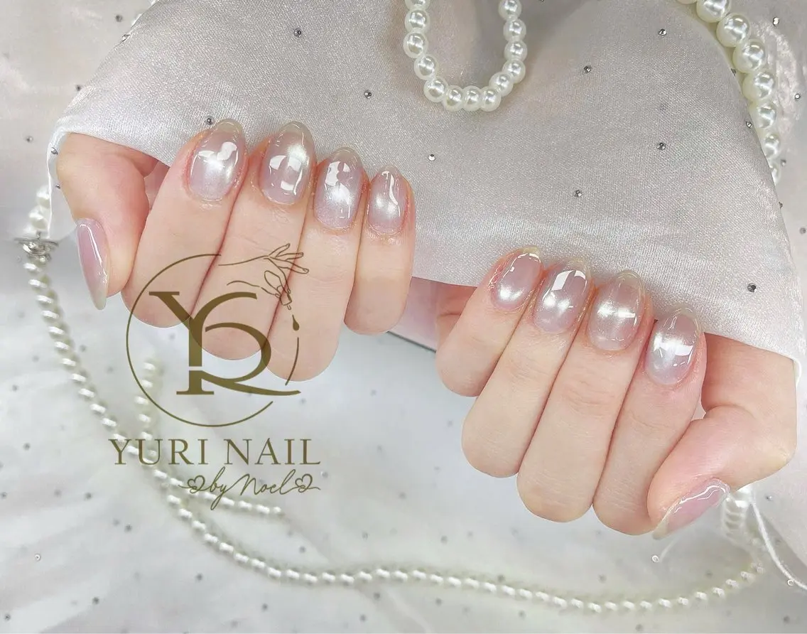 ネイル チークネイル フットネイル フレンチネイル グラデーション キラキラネイル ハンドネイル フットネイル ハンドケア YURI Nail Funabashiのネイルデザイン