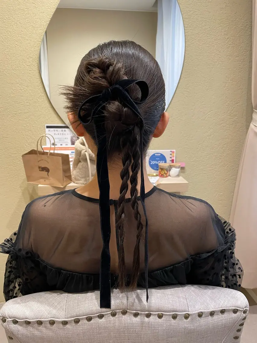 ヘアアレンジ ヘアセット ユ ミのヘアスタイル