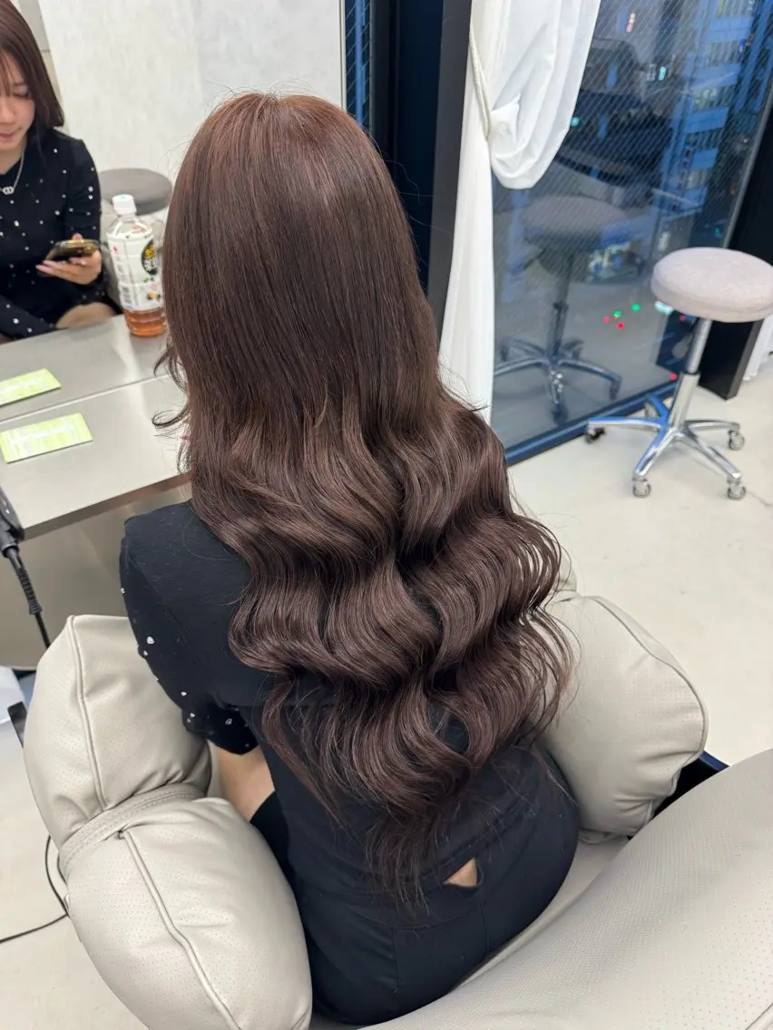 ロング カラー エクステ カット ヘアカラー エクステ ミユル/ 盛れるエクステ🎀✨のヘアスタイル