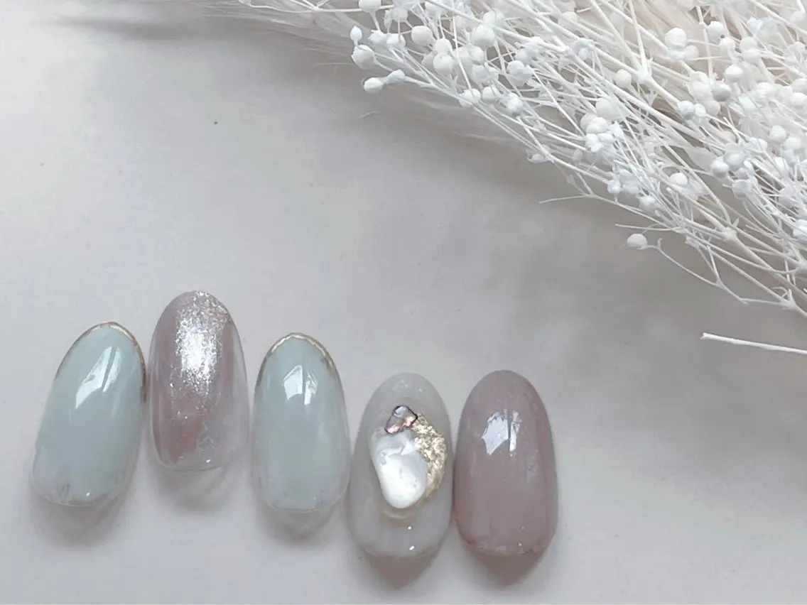 ネイル フットネイル ジェルネイル メンズネイル ワンカラーネイル パラジェル kiki nail たまプラーザのネイルデザイン