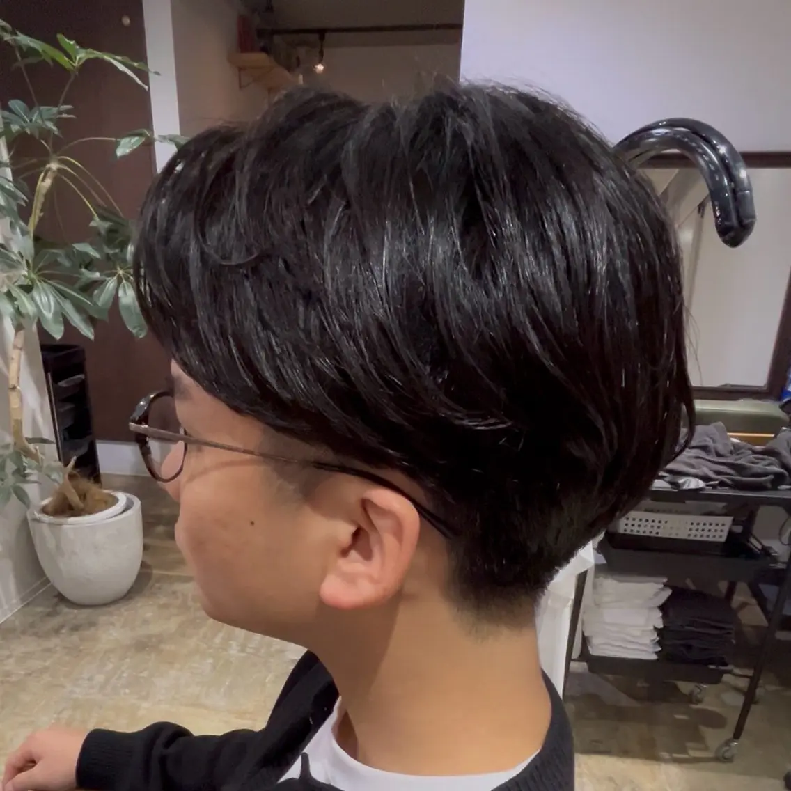 パーマ メンズ カット パーマ ヘアセット 新宿メンズカット/ パーマ/岩田進一のヘアスタイル
