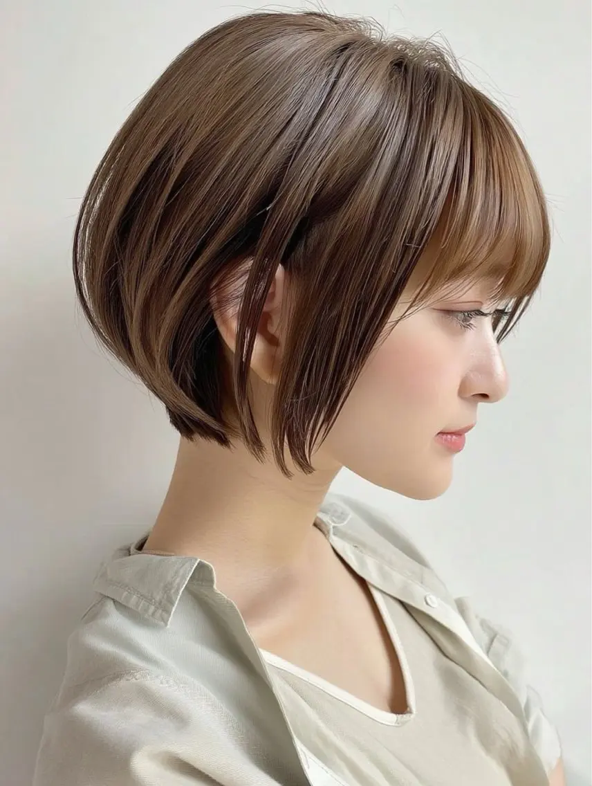 ショート 中村絵里奈レディース カットモデル🌷のヘアスタイル