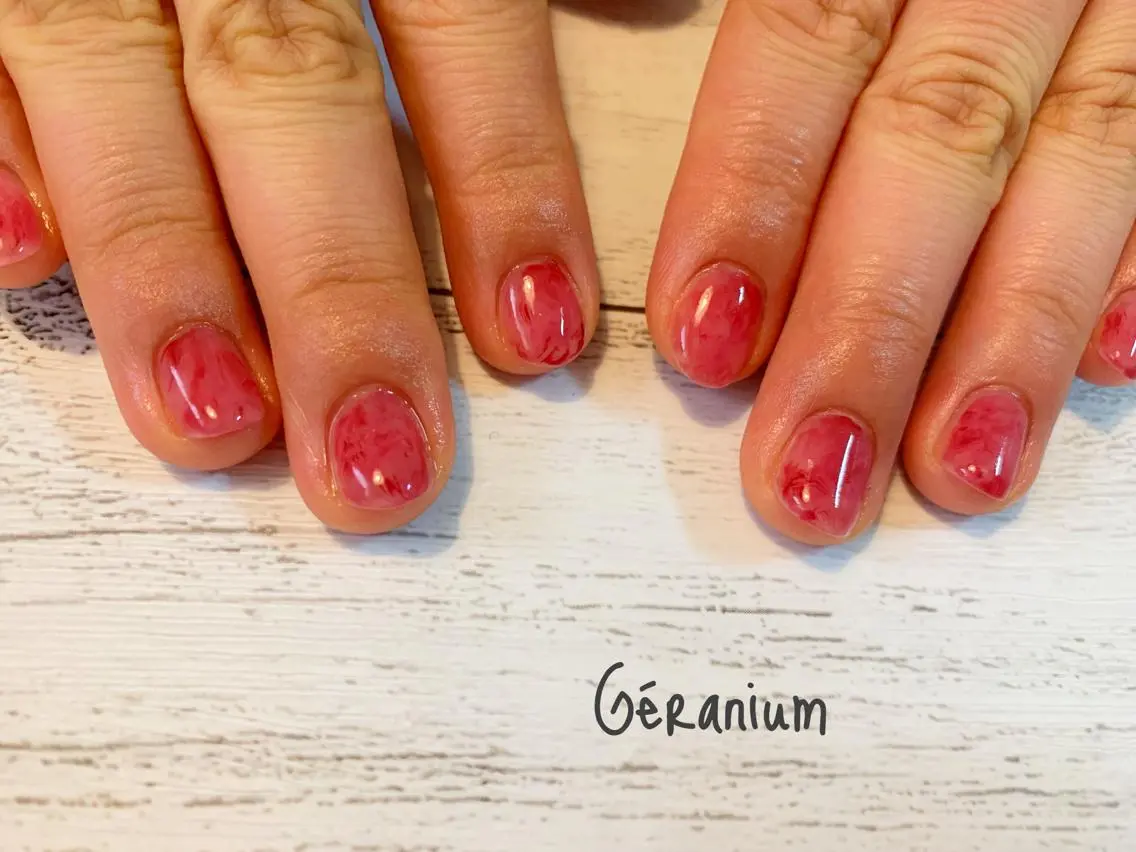 ネイル ハンドネイル GéRanium Harukaのネイルデザイン