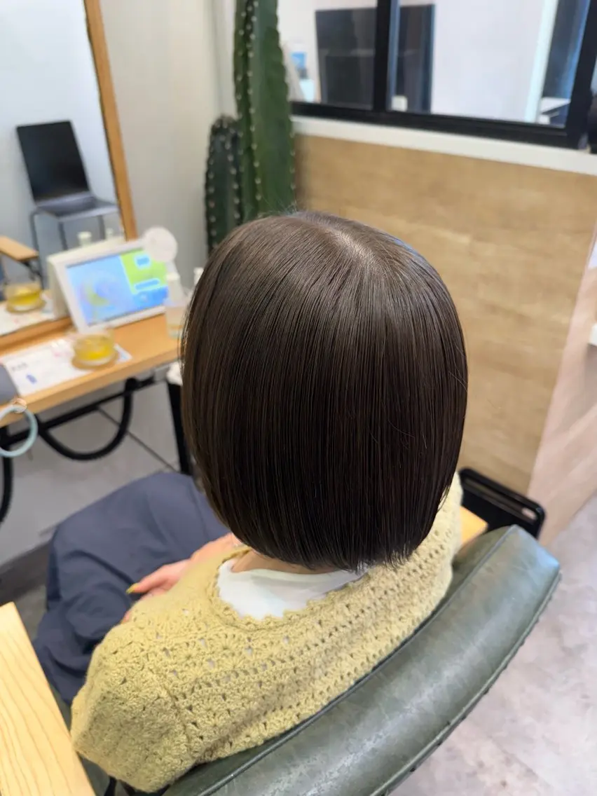 ミディアム カラー ヘアカラー トリートメント ヘアセット 縮毛矯正/エクステ /艶カラー/ひふみのヘアスタイル