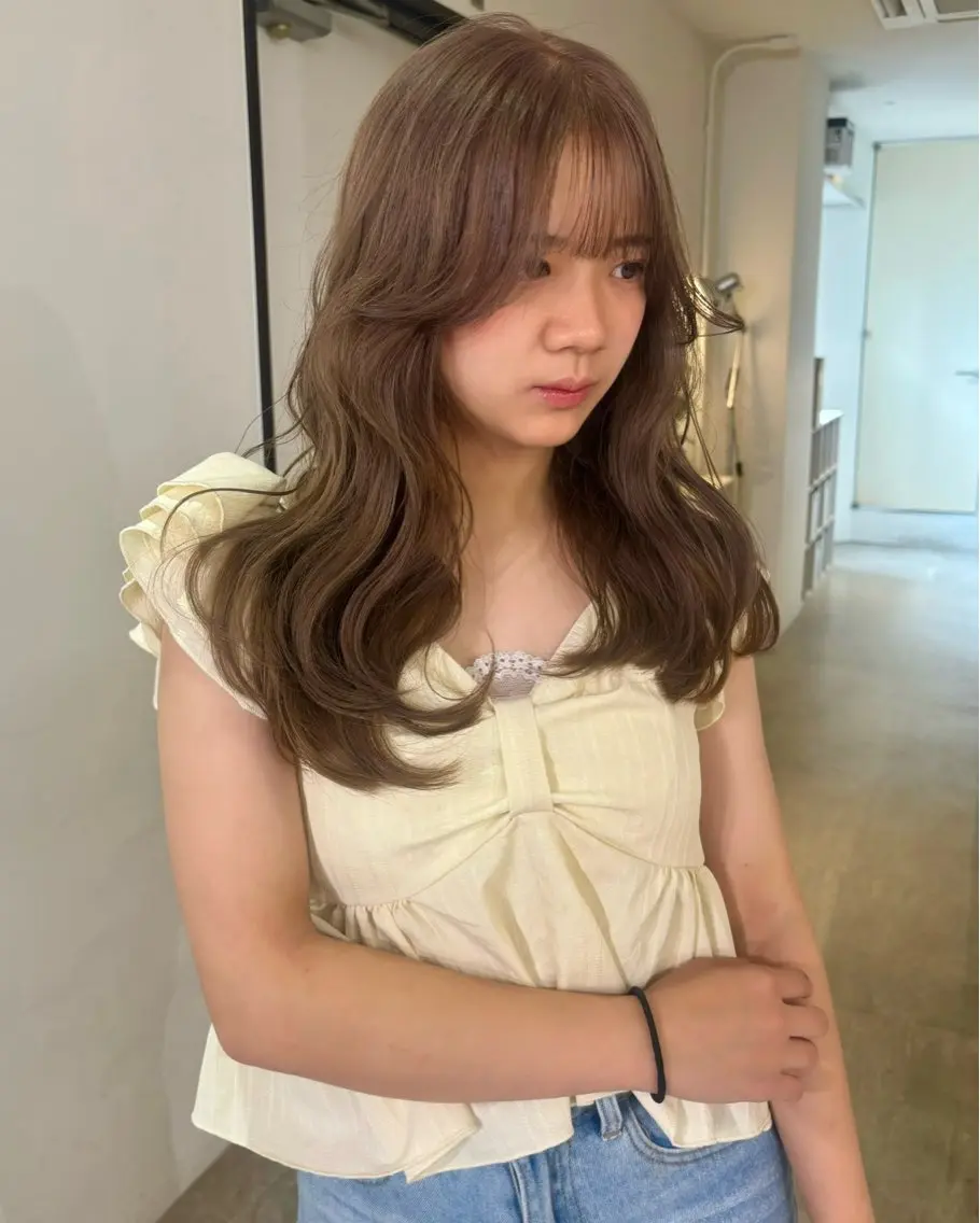 ロング カラー ヘアカラー ナナ 福岡美容室のヘアスタイル