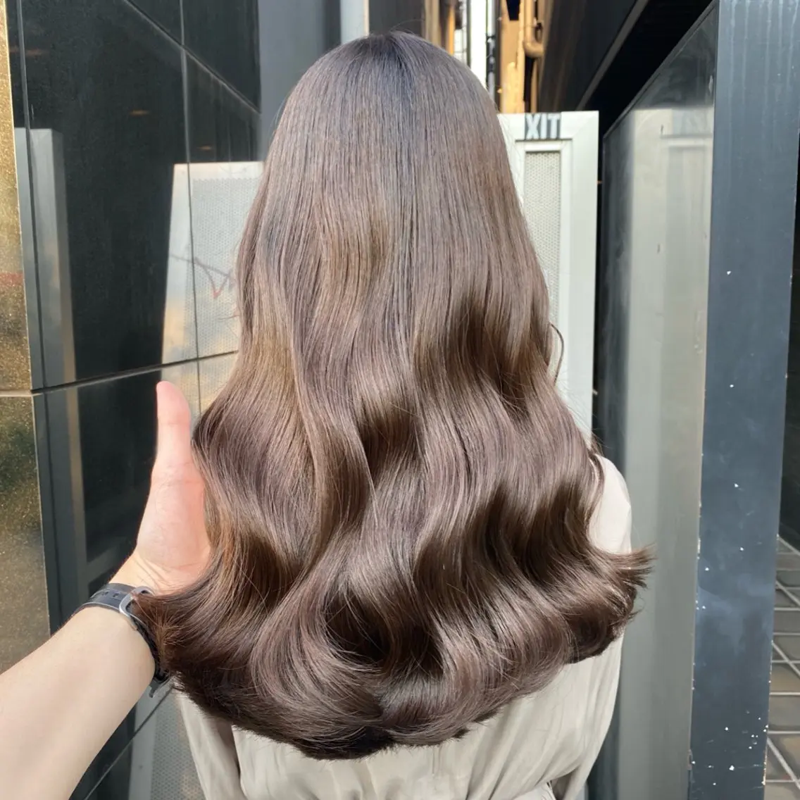 【初回＆ミニモ限定クーポン】完全ブリーチなしの透明感カラー＋3STEPトリートメント🌿の写真