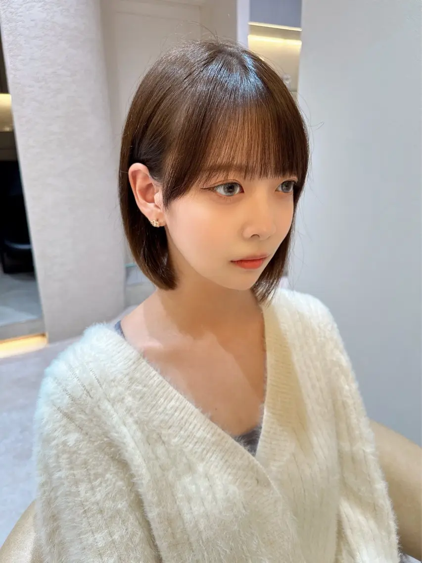 ショート カラー カット ヘアカラー トリートメント 縮毛矯正✨🫧 レイヤー川村利幸のヘアスタイル