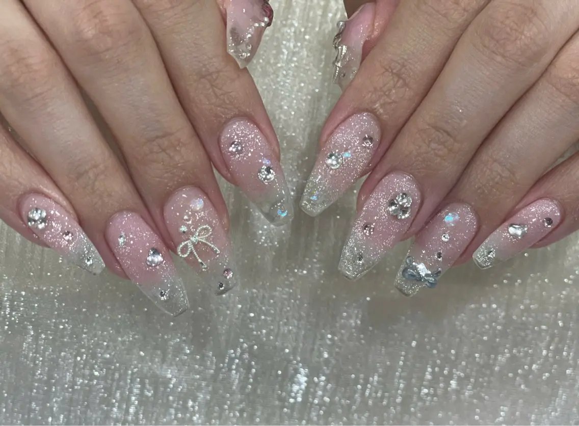 ネイル アートネイル 長さ出し フレンチネイル ジェルネイル マグネットネイル ハンドネイル NAILS BAR SHINJUKUのネイルデザイン